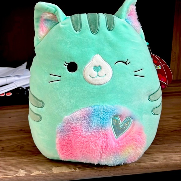 Squishmallows Other - NWT 11”—12” Corinna the Cat Squishmallow — Valentines Day Edition